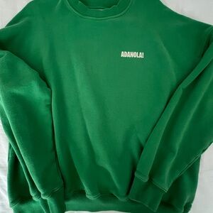 *SOLD* Adanola Green Crewneck Sweatshirt